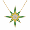 Flag Star Necklace